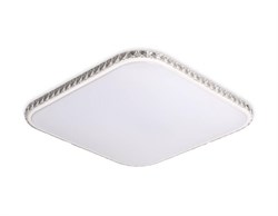 Ambrella Потолочный светодиодный светильник с пультом FF75 WH белый 48W+24W 400*400*60 (ПДУ ИК) FF75 - фото 96855
