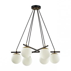 Lumion 5212/6 MODERNI черный, золотой Люстра E27 6*60W 220V RANDI 5212/6 - фото 96983