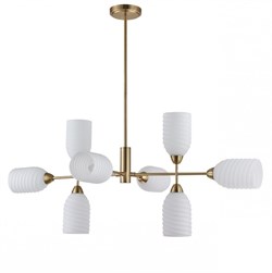 Lumion 6512/8C MODERNI LN23 115 латунь Люстра потолочная E14 8*40W 220V MONROE 6512/8C - фото 97095