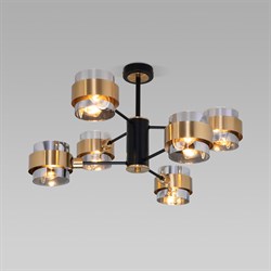 Eurosvet 70127/6 Люстра потолочная черный/дымчатый a060652 - фото 97109