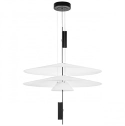 Lightstar 814531  2КОР! Люстра VIOLA LED 3x6W 560LM ЧЕРНЫЙ/БЕЛЫЙ 3000K 814531 - фото 97174