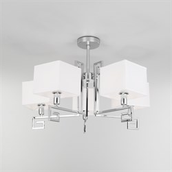 Eurosvet Потолочная люстра с абажурами 60115/5 хром a049494 - фото 97325