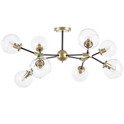 Lightstar 785083 (SX1374-8B) Люстра BETA 8x40W E27 ЗОЛОТО/ЧЕРНЫЙ (в комплекте) 785083 - фото 97485