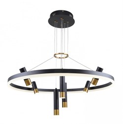 F-promo Daur 3097-8P, подвесная люстра, D800xH600/1000, LEDx48W + 7xLEDx3W, 4690LM, 4000K 3097-8P - фото 97540