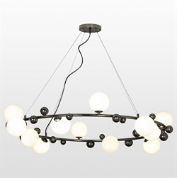 Lussole LOFT Люстра подвесная Черный хром LSP-8654 - фото 97564