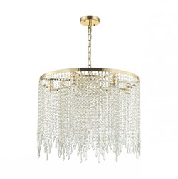 Odeon Light 5028/9 MODERN ODL23 429 золотой/прозрачный металл/хрусталь Люстра E14 9*40W CHOKKA 5028/9 - фото 97695