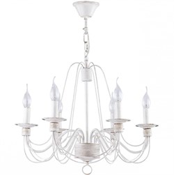 Freya Classic Velia Белый с Золотом Люстра E14 60W FR2046-PL-06-WG - фото 97896