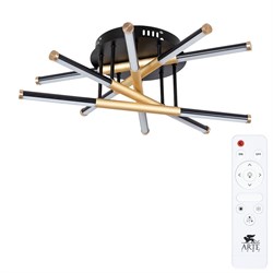 Arte Lamp A2199PL-5BK FERNANDO Люстра с пультом ДУ A2199PL-5BK - фото 97975