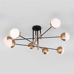 Eurosvet Потолочная люстра в стиле лофт 70129/8 латунь a057080 - фото 98045