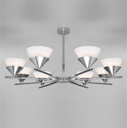 Eurosvet Потолочная люстра в стиле лофт 70138/8 хром a057600 - фото 98105