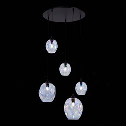 ST LUCE SL1188.403.05 Люстра подвесная Черный/Радужный E14/E27 3+2*40W SL1188.403.05 - фото 98160