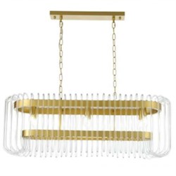 ST LUCE  SL1228.203.08 Люстра подвесная Золотистый/Прозрачный E14 6*40W SL1228.203.08 - фото 98163