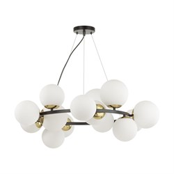 Lumion 6508/14 MODERNI LN23 черный, белый, бронза Люстра E14 14*40W 220V MELONA 6508/14 - фото 98169