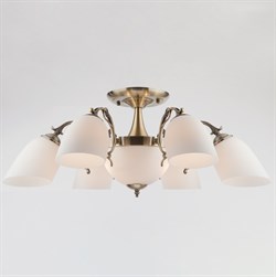 Eurosvet Классическая потолочная люстра 22010/6+2 античная бронза 00000055432 - фото 98176