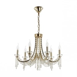 Odeon Light 5063/6 CLASSIC ODL24 537 золото/прозрачный/металл/хрусталь Люстра E14 6*40W CAPEL 5063/6 - фото 98228