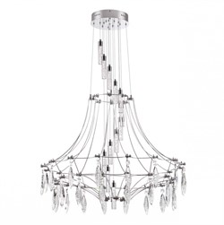 Odeon Light 6699/51L CLASSIC ODL_EX25 Люстра хром/металл/хрусталь IP20 LED 51W 4000K FLAMENCO 6699/51L - фото 98386