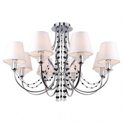 Lussole LGO Металл Хром /  Ткань/стекло Люстра E14 GRLSP-8081 - фото 98412