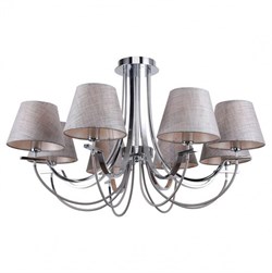 Lussole LGO Металл Хром /  Ткань Люстра E14 GRLSP-8090 - фото 98517