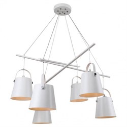 Lussole LGO Металл Белый /  Металл Люстра E14 10W GRLSP-8098 - фото 98618