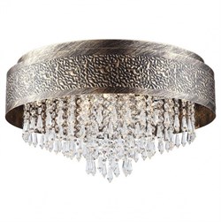 Lussole LOFT Металл Коричневый /  Металл/стекло Люстра G9 40W LSP-8025 - фото 98929