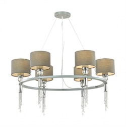 Lumion 4515/6 NEOCLASSI LN21 116 хром, серый Люстра E27 6*60W 220V SANTIAGO 4515/6 - фото 98998