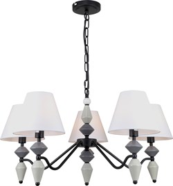 Люстра Rivoli Alisia 2096-305 5 х Е14 40 Вт классика Б0066427 - фото 99014