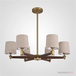 ImperiumLoft Люстра Jorgenson D85 Beige/Dark wood 102089-26 - фото 99027