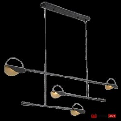 ImperiumLoft Люстра BOLIA LEAVES PENDANT black 144122-22 - фото 99048