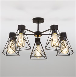 Eurosvet Потолочная люстра 70107/5 черный a044747 - фото 99139