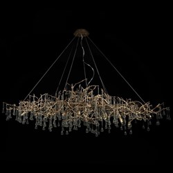 LOFT IT 10067/1800 GB Подвесная люстра Bijout, шт 10067/1800 GB - фото 99237