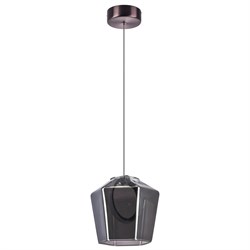 Lightstar 796118 Люстра CARAMELLO LED 6W 110LM КОФЕЙНЫЙ/ПЕПЕЛЬНЫЙ 3000K, шт 796118 - фото 99276