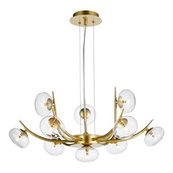 Люстра подвесная матовое золото LSP-8938 - фото 99327