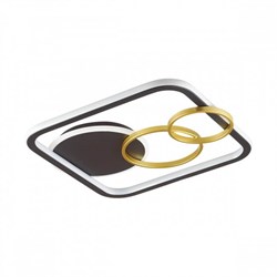 Lumion 5246/71CL LEDIO LN23 черный, матовое золото Люстра потолочная LED 71W 4686Лм 220V BRENO 5246/71CL - фото 99612