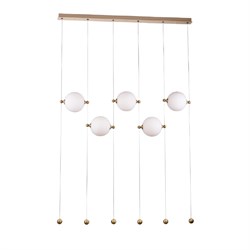 Lightstar 815501 Люстра DAFNE LED 5x8.5W ЛАТУНЬ 3000K 815501 - фото 99620