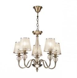 Freya Classic Inessa Бронза Антик Люстра E14 40W FR2685PL-05BZ - фото 99650