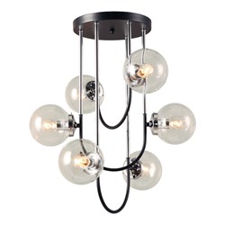 Люстра потолочная хром черный LSP-8930 - фото 99687