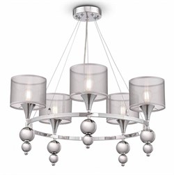 Freya Modern Lauren Хром Люстра FR5093PL-05CH - фото 99737