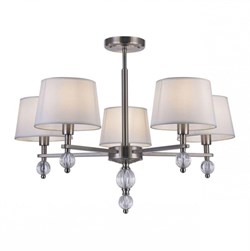 Freya Modern Milena Никель Люстра E14 60W FR5679PL-05N - фото 99739