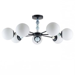 Lumion 6526/7C MODERNI LN23 101 чёрный Люстра потолочная E14 7*40W 220V SUNDAY 6526/7C - фото 99749
