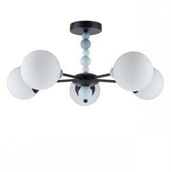 Lumion 6526/5C MODERNI LN23 101 чёрный Люстра потолочная E14 5*40W 220V SUNDAY 6526/5C - фото 99760