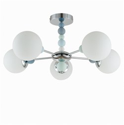 Lumion 6525/5C MODERNI LN23 102 хром Люстра потолочная E14 5*40W 220V SUNDAY 6525/5C - фото 99811