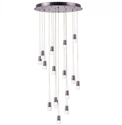 Lightstar 757161 Люстра CONE LED 80W LM БРОНЗА/БЕЛЫЙ/ПРОЗРАЧНЫЙ 3000K 757161 - фото 99862