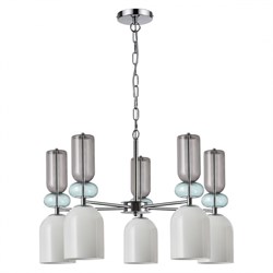 Lumion 5235/5 MODERNI LN23 хром Люстра E27 5*40W 220V GILLIAN 5235/5 - фото 99952