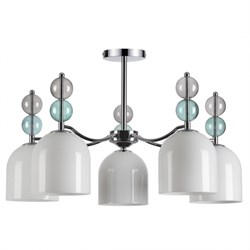 Lumion 5235/5C MODERNI LN23 хром Люстра потолочная E27 5*40W 220V GILLIAN 5235/5C - фото 99962