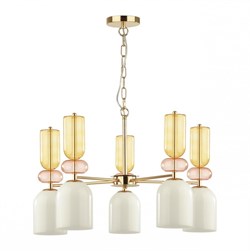 Lumion 4589/5 MODERNI LN22 127 золотой Люстра E27 5*40W 220V GILLIAN 4589/5 - фото 99966