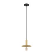 Eglo 900731 Подвесной светильник (люстра) ESCANDELL, 1X40W (E27), ?250, сталь, черный, матовая латунь 900731