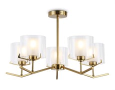 Ambrella Светильник подвесной LH57007/5 BS/FR латунь/белый матовый E14/5 max 40W D690*390 LH57007