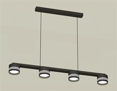 Ambrella Комплект подвесного светильника с акрилом XB9152204/4 SBK/FR черный песок/белый матовый GX53 (C9152, N8478) XB9152204