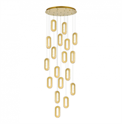 ST LUCE SL6506.203.18 Светильник подвесной Золотистый/Золотистый, Прозрачный LED 18*9W 3000K SL6506.203.18