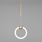 Eurosvet Подвесной светодиодный светильник 90165/1 золото a051798